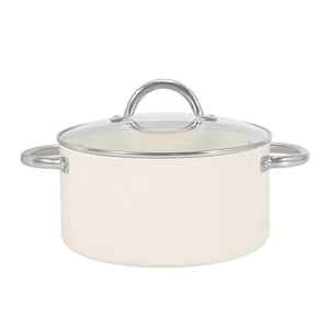 Marmite en aluminium antiadhésive avec couvercle en verre, compatible induction, pour soupes et ragoûts, ustensile de cuisine durable - Product Image 3