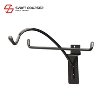 Support mural pour lunettes de soleil personnalisable, en métal thermolaqué, pour magasin de détail SWIFT COURSER