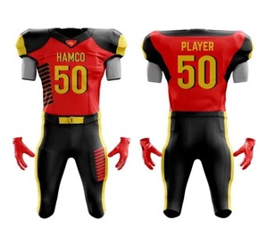 Maillot de football américain pour équipes masculines – Respirant, anti-humidité, manches courtes, personnalisable avec nom d'équipe – Prix raisonnable - Product Image 6