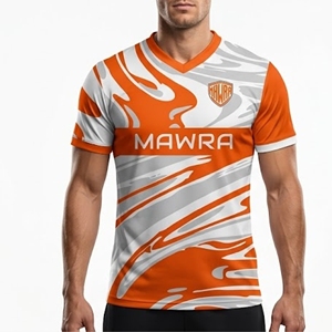 Camiseta de Fútbol Sublimada Personalizada Mawra, Nuevo Diseño Unisex, Uniforme de Fútbol Transpirable, Uniforme de Entrenamiento de Equipo, Camiseta Deportiva de Secado Rápido - Product Image 1