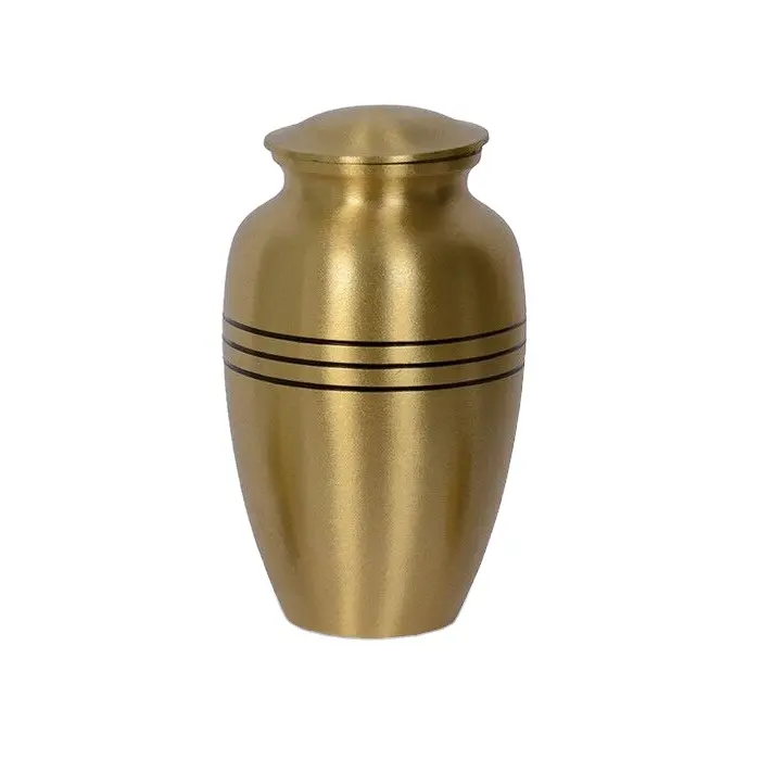 Aluminium Cremation Urns Metal Dispenser Leak Proof Container Pot with 100% Pure Copper and Ayurvedic Health Benefits.