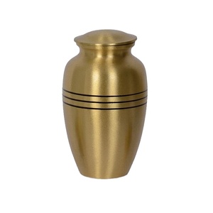 Aluminium Cremation Urns Metal Dispenser Leak Proof Container <b>Pot</b> with 100% Pure Copper and Ayurvedic Health Benefits. - Product Image 1