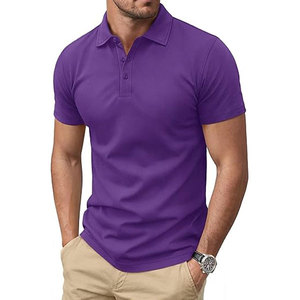 Men's for Shirts Short Sleeve Soft Cotton Anti-Wrinkle Front Print 3 Buttons <b>Classic</b> Fit Casual Performance Golf Shirts - Product Image 6