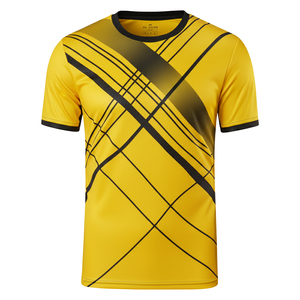 เสื้อฟุตบอลน้ำหนักเบาขายส่ง โพลีเอสเตอร์คุณภาพพรีเมียม รับผลิตแบบ OEM แบรนด์สินค้าตามสั่ง ผู้ผลิตชุดฟุตบอลแบบ Private Label ขายส่งจำนวนมาก - Product Image 1