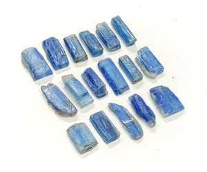 Cianita azul en forma de lápiz, piedras en bruto de 10 mm-16 mm, GEMA 100% NATURAL para la fabricación de joyas a precio de mayoreo. - Product Image 2