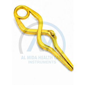 Al Mida Healthcare Surgical Clamp 60mm Length 22mm Loop Diameter Manual <b>Instrument</b> for Gynecology Surgery CE Certified - Product Image 5