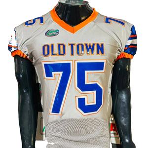 Jersey de fútbol americano bordado de talla grande transpirable pantalones de sublimación elásticos Pakistán hecho fotos reales fábrica buena - Product Image 1