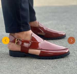Stylish Men Handmade Brown Color Leather Peshawari <b>Sandals</b> In Wholesale Price And Low MOQ 2026 Best Supplier - Product Image 1