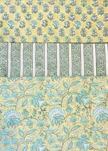 Tissu 100% coton imprimé à la main pour vêtements, vente en gros au mètre au prix d'usine, fournisseur H-41 - Product Image 3