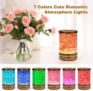 Home Himalayan Crystal <b>Salt</b> <b>Lamp</b> Aromatherapy Scent Humidifier Machine Electric Ultrasonic Essential Oil Aroma air Diffuser - Product Image 5