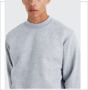 เสื้อสเวตเชิ้ตผู้ชาย OEM ไซส์ใหญ่ ผ้าฝ้าย 100% ปักลายตามสั่ง สตรีทแวร์ ระบายอากาศได้ดี สวมใส่สบาย - Product Image 5