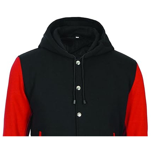 Chaqueta de Invierno para Hombre de Alta Calidad, 100% Algodón, Bordado Chenille, Rayas, Puños Acanalados, Estilo Moderno y Cálido - Product Image 5