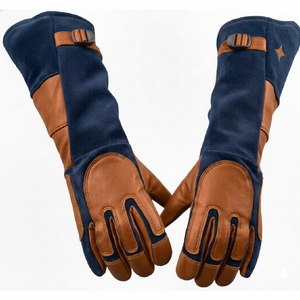 Industrial Welding <b>Gloves</b> Heat Resistant Leather Safety <b>Gloves</b> for Welding Grinding and Cutting - Product Image 5