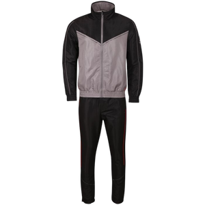 <b>Men's</b> Color Blocking Tracksuit Hooded Full Sleeve Zipper Front Casual Autumn Wear Regular Fit Polyester Cotton Breathable - Product Image 3