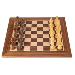 Juego de Ajedrez de Madera de Lujo Hecho a Mano al por Mayor, Juego de Ajedrez de Madera Tallada Cónica Moderna Personalizada para Adultos, Decoración del Hogar, Regalo - Product Image 5