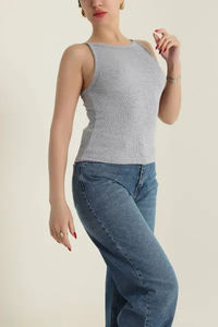 Ropa Deportiva para Mujer, Top Deportivo con Sujetador Incorporado, Top de Yoga, Top Deportivo de Algodón Raceback para Mujer, Venta al Por Mayor - Product Image 6