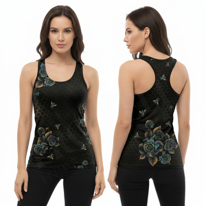 เสื้อกล้ามออกกำลังกายแบบมีโครงสร้างเสริม ซับเหงื่อ แห้งไว ทรง Racerback สำหรับฟิตเนส โยคะ และกีฬา  ปรับแต่งได้ - Product Image 3