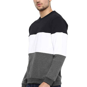 Sweat-shirt en polyester et coton avec logo brodé, pull en molleton pour homme, OEM, confortable et tendance, sweat-shirt en gros pour homme - Product Image 6