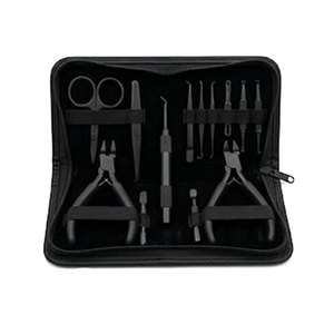Kit de Herramientas para Extensiones de Cabello de Calidad Profesional, Acero Inoxidable, Herramientas de Instalación de Anillos Micro, Accesorios Profesionales para Extensiones de Cabello - Product Image 1