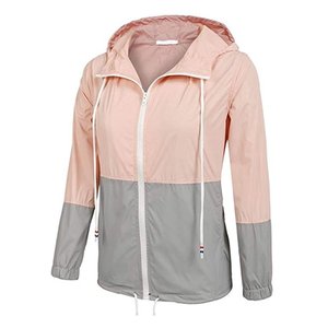 Latest Design Women's Windbreaker <b>Jackets</b> Custom Full Sleeve Waterproof Zipper Solid Color Lightweight Nylon <b>Jackets</b> - Product Image 2