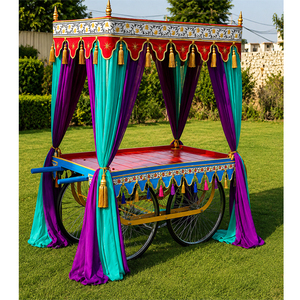 Auvent de décoration pour stand de buffet de mariage indien en bois traité professionnel, léger, style moderne et luxueux, taille personnalisée, à faible coût - Product Image 1