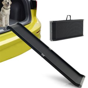 Rampa Pieghevole Portatile in Plastica per Animali Domestici con Telaio in Acciaio per Interni - Product Image 2
