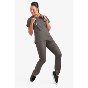 Stretch <b>Plus</b> <b>Size</b> Work Wear Hospital Uniform Medical Nurse Jogger <b>Scrubs</b> Uniforms Sets Polyester / Spandex - Product Image 6