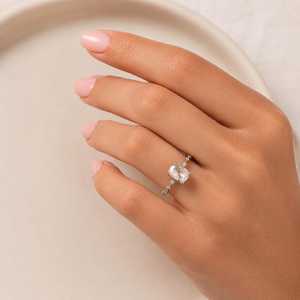 Bague en or massif 10k 14k 18k avec diamant de laboratoire certifié IGI, taille rose et taille brillant rond, sertie à griffes, style Old Mine Cushion - Product Image 5