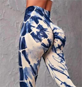 Leggings Scrunch Butt Tie-Dye Respirants pour Yoga et Course en Plein Air pour Femmes Maanify (Vente en Gros) - Product Image 1