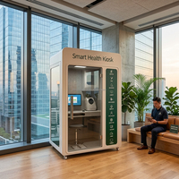 Kiosque de santé compact et puissant pour la télémédecine Huasheng Medical OEM HS-S560