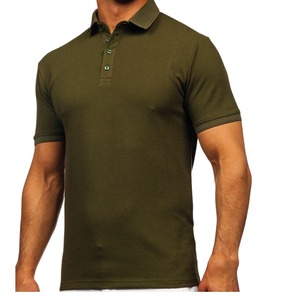 Chemises polo pour hommes respirantes, sur mesure, tissu doux de qualité supérieure, manches courtes, légères, confortables, élégantes, décontractées - Product Image 2