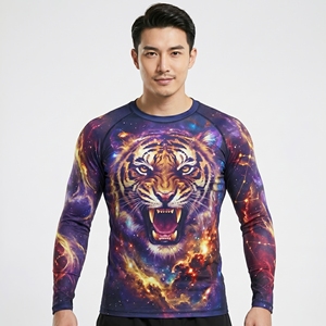Men <b>Rash</b> <b>Guards</b> Sale Sublimated Breathable Quick Dry Anti-Bacterial All Sizes Long Sleeve Professional Made Wholesale Prices - Product Image 4