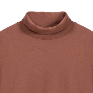 Sweat-shirt décontracté à col montant pour homme, manches longues, coupe oversize, teint uni, qualité supérieure, collection Hiver 2025, vente en gros OEM - Product Image 6