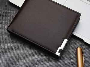 กระเป๋าสตางค์หนังแท้สีดำสำหรับผู้ชาย ดีไซน์หรูหรา ทำมือ ทรงบาง - Product Image 2