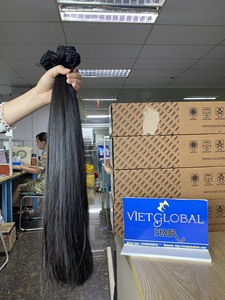 Paquets de trame Extensions de cheveux raides naturels longue durée 100% cheveux humains purs non transformés vierges cheveux humains vietnamiens - Product Image 6