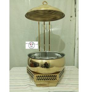 Plat de service isotherme en acier inoxydable écologique pour Biryani de mariage, chauffe-plats de buffet - Product Image 6