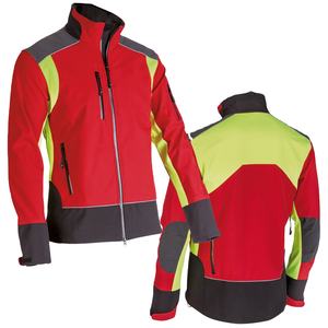 Prix en vrac quantité 2025 vente chaude unisexe imperméable fermeture éclair Softshell veste haut tendance OEM conception léger col roulé - Product Image 3