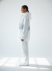 Sweat à capuche épais 500 g/m² en molleton français avec strass pour homme, coupe oversize, logo personnalisé, délavage acide, streetwear, ODM - Product Image 4