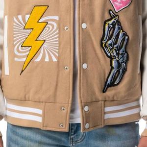 2025 nueva llegada chaqueta personalizable Letterman Premium botón clásico Vintage béisbol personalizado Varsity chaqueta logotipo personalizado - Product Image 6