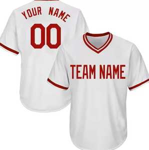 Camiseta de Béisbol Personalizada de Alta Calidad, Profesional, Transpirable, de Secado Rápido, Poliéster, Impresión por Sublimación Completa, Tallas Grandes, Venta al Por Mayor - Product Image 4