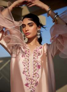 Caftán de Seda India de Secado Rápido y Sin Arrugas para Mujer - Ideal para Fiestas y Bodas, Largo hasta el Suelo, Corte Holgado, para Todas las Estaciones, Sehr Co. International - Product Image 2