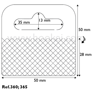 Supermarket Plastic <b>Display</b> Self-adhesive PET J <b>Hook</b> Hang Tab Self-Adhesive Hanging for <b>Display</b> Box - Product Image 3