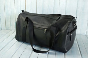 Most popular design lightweight Leather Weekender Travel Duffel Bag Duffel Factory Direct OEM Top Class style Leather Travel Bag - Product Image 4