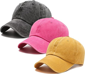 Gorra de Béisbol Unisex de 6 Paneles, Ajustable, de Algodón Lavado, Color Sólido, Informal, para Adultos, para las Cuatro Estaciones - Product Image 5