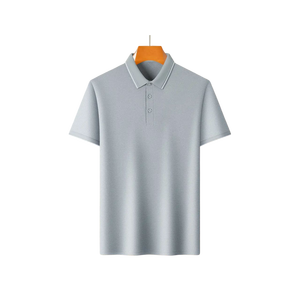 Polo de Primera Calidad para Hombre, Color Sólido, Transpirable, Mezcla de Algodón, Manga Corta, Camiseta Casual de Golf, Logotipo Personalizado, Proveedor Mayorista - Product Image 3