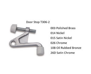 Arrêt de porte en laiton Taiwan 306-2 - Product Image 3