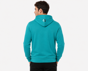 Mens zipper <b>hoodie</b> with clean modern shape and <b>soft</b> breathable construction perfect for layering travel and comfortable daily we - Product Image 3