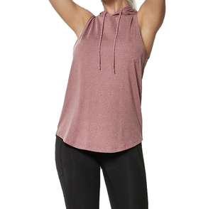 Hoodies sans manches pour femmes, imprimés, style activewear, tissu lisse, léger, toucher doux, tendance streetwear, mode gym - Product Image 4