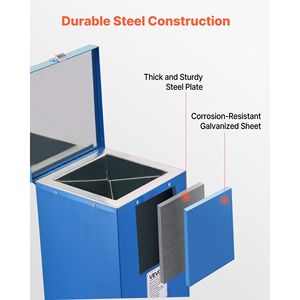 Four de séchage d'électrodes portable 50 LBS, 420W 120V, séchage rapide, pour baguettes de soudage, fournitures essentielles de soudage et brasage - Product Image 6