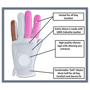 Guantes de Golf Premium 100% Cuero Cabretta para Hombre, Agarre Duradero, Diseño Ligero, Protección Solar, Correa Ajustable - Product Image 2